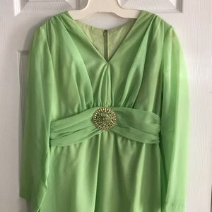 Long green dress size 12